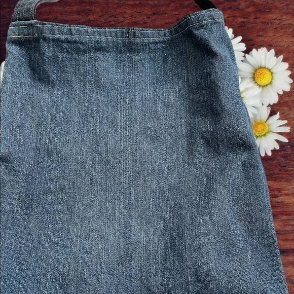 Denim cross body shoulder bag purse - Picture 7 of 10